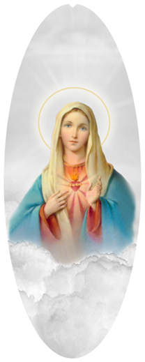 DNSA18-108-WT Immaculate Heart Clouds White